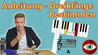 DREIKLÄNGE - DUR und MOLL Akkorde einfach erklärt! - MUSIKTEST-Vorbereitung