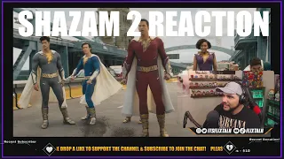 SHAZAM! FURY OF THE GODS - Official Trailer 1 **LIVE REACTION** SDCC Comic Con | DCEU - SHAZAM 2