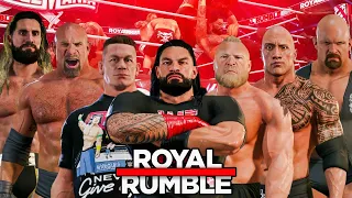 WWE 2K22 Gameplay 30 Men's Royal Rumble Winner Faces KING Roman Reigns - WWE 2K22 Live Stream