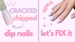 DO’s & DON’Ts - how to prevent dip powder nails from CRACKING & CHIPPING