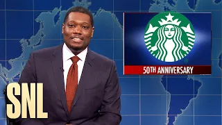 Weekend Update: Starbucks Turns 50, Naked Rock Climber - SNL