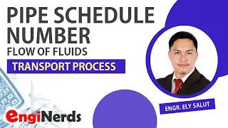 PIPE SCHEDULE NUMBER | FLUID MECHANICS | TRANSPORT PROCESSES | CHEMICAL ENGINEERING