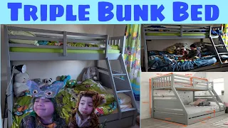 TRIPLE BUNK BED FOR TWINNY.