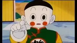 Chiaotzu calls krillin a bald midget