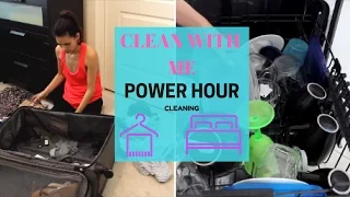 SPEED CLEANING MY HOUSE | POWER HOUR CLEANING | SAHM