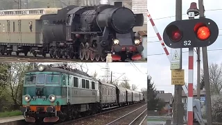 Pociągi Retro "Solnym Szlakiem do Wieliczki" Ty42-107, EU07-195