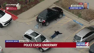 Driver leads police on chase to jail