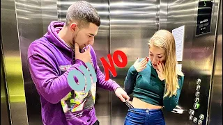 He pun¡shed me in the elevator/shock videos @Babycoma13 FITNESSTONYA/prank Tiktok reaction wow