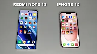 Redmi Note 13 Vs iPhone 15 I SPEED TEST