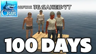 We Survived 100 Days in Survival and Craft - Survival and Craft: Multiplayer