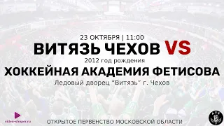 ВИТЯЗЬ Г.ЧЕХОВ 2012 - ХОККЕЙНАЯ АКАДЕМИЯ ФЕТИСОВА Г. ДОМОДЕДОВО 2012