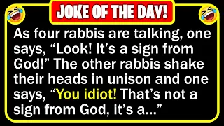 🤣 BEST JOKE OF THE DAY! - Four rabbis have a series of theological arguments... | Funny Clean Jokes