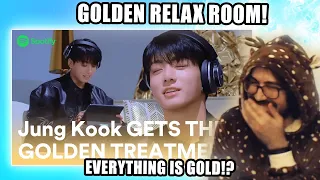 GOLDEN RELAX ROOM!  Jung Kook shares his personal ramyeon porridge recipe  | Shiki Reaction