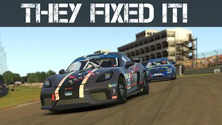 THEY FIXED IT! - First Race Back in the Porsche Cayman GT4
