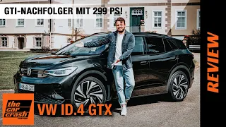 VW ID.4 GTX (2021) DAS kann der GTI-Nachfolger mit 299 PS und Allrad! 🤩 Fahrbericht | Review | Test