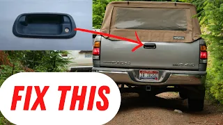 2001 Tundra Broken Tailgate Handle Replacement! How to Fix a Broken Tailgate on a Toyota Tundra