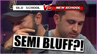 The SEMI BLUFF - Old School VS New School Poker Analysis Episode 9