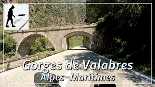 Gorges de Valabres, Road M2205, Maritime Alps, Provence-Alpes-Cote d'Azur, France - by motorcycle