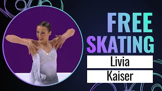 Livia KAISER (SUI) | Women Free Skating | Kaunas 2024 | #EuroFigure