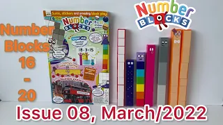 Number blocks magazine issue 08 with blocks 16-20 😊👍👋