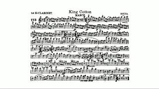 King Cotton March: 1st B-flat Clarinet: John Philip Sousa