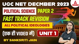 Political Ideologies UGC NET Dec 2023 | UGC NET Political Science By Sanskriti Jain