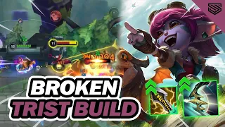 NEW BROKEN TRISTANA BUILD 🔥 25 KILLS 50K+ DAMAGE 15 MINUTES - Wild Rift 5.1a Gameplay