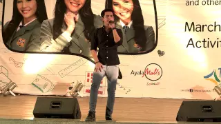 Marlo Mortel sings "M.O.O'" at the Janella Salvador Fans Day