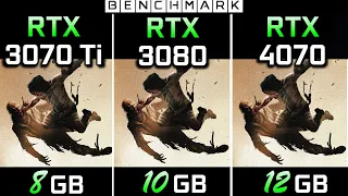 RTX 3070 Ti vs RTX 3080 vs RTX 4070 // 2k - 1440p // Test in 10 Games // Benchmark