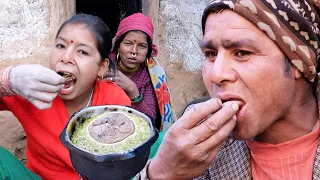 dharme is very responsible for his family || cooking & having bread ||