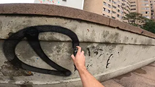 Graffiti Tagging Trip 17 to capital of Graffiti in Brasil São Paulo