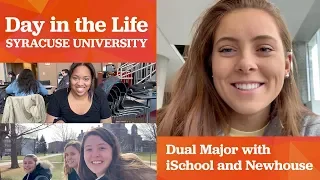 Day in the Life at Syracuse University: iSchool/Newhouse Dual Major  | VLOG