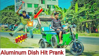 Aluminum Dish Hit Prank on Public | Funny Prank Videos | RAZU prank tv
