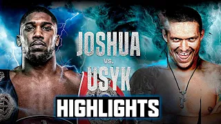 Anthony Joshua vs Oleksandr Usyk Full Fight Highlights HD boxing September 25 2021