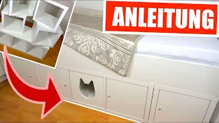 IKEA Hack - Bett aus KALLAX Regalen selber bauen mit VIEL STAURAUM