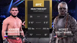 UFC 5 - Khabib vs. Worst Nightmare - Eagle Fights ☝️🦅
