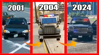 Evolution of F.B.I. Chases in GTA Games! (2001 - 2024)