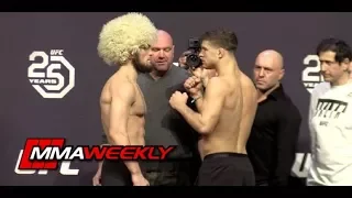 UFC 223 Ceremonial Weigh-Ins: Khabib Nurmagomedov vs. Al Iaquinta