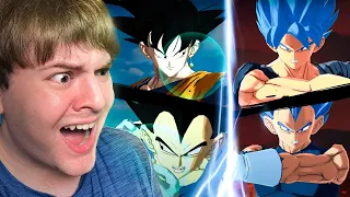 (Dragon Ball Legends) FUSING SUPER VEGITO AND GOGETA BLUE REVEAL LIVE REACTION! NO WAYYYYY!!!!!!!!!!