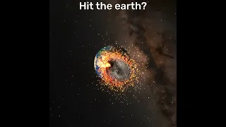 What if the moon hit the Earth? #space #universe #simulation #astronomy #cosmos #nasa