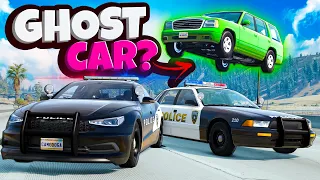 OB & I Found a Ghost Car & Chased it With Police Cars in BeamNG Drive Mods!