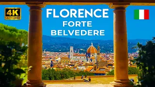 🇮🇹FORTE BELVEDERE, FLORENCE ☀️ Summer Walking Tour [4K HDR 60fps]