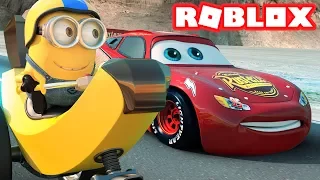 CARS 3 3D MOVIE IN ROBLOX! THE ADVENTURE OBBY