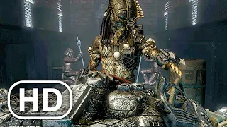 Predator Finds Ancient Armor Mask Scene 4K ULTRA HD - Aliens Vs Predator