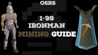 1-99 Fastest Ironman Mining Guide (P2P)