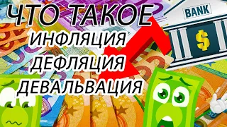 Что такое инфляция, дефляция и девальвация простыми словами