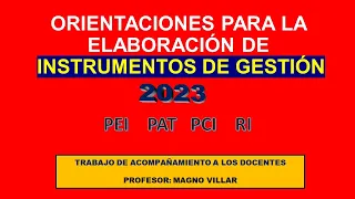 ¿Conoces los Instrumentos de Gestión Educativa?