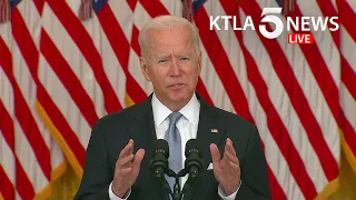 Biden addresses nation after Taliban’s takeover of Afghanistan turns deadly