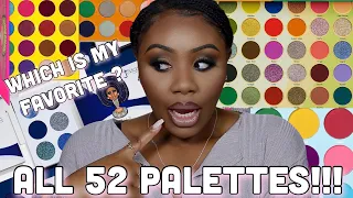 RANKING MY JUVIAS PLACE EYESHADOW PALETTES | ASK WHITNEY