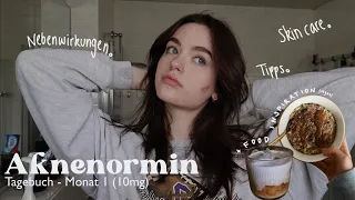 Aknenormin-Tagebuch | Monat 1 - 10mg (bei leichterer Akne) | Fabienne Bethmann